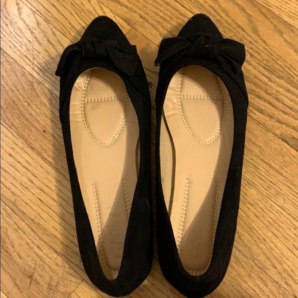 Black flats Size 10